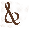Brown Ampersand Pattern