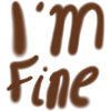 Im Fine – Handschriftlicher Spruch