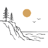 Coastal Cliffs Sun