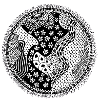 YinYang Floral Mandala Schwarz-Weiß