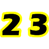 23 Number symbol