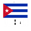 Gewoon een beetje Cubaanse Cubaanse vlag Cubaanse trots