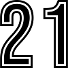 21 Number Symbol