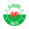 St Davids walisisches Drachenemblem