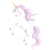 Zauberhaftes Einhorn Illustration 