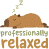 Capybara Professionally Relaxed
