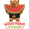 Watermelon O'Clock Cabybara