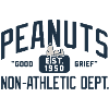 Peanuts Non-Athletic Dept. Est 1950 Snoopy