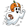 Halloween, America Football, Ghost