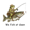 Nous pêchons chez Dawn Frog Angler