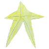 Yellow Star Drawing