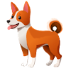 Kleiner Basenji-Hund (Comic)