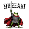 Huzzah, mittelalterlicher Froschritter