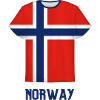 Norway Football Shirt – Flag Design