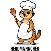Herdmännchen Koch Gastronomie Beikoch Lustig 