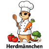 Herdmännchen Koch Gastronomie Lustig Gastro