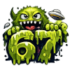 Green Slime Monster 67