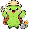 Explorer Cactus with Backpack