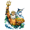 Neptun mit Fischbrötchen