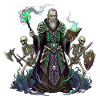 The Dark Necromancer and His Servants