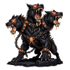 The mythical three-headed dog