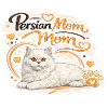 Cœur de maman perse de chat