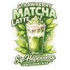 Latte Matcha à la Fraise Bliss