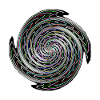 Farbwirbel Vortex Spiral