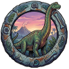 Brachiosaurus im Vulkanring