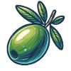 Stylized Olive Emerald