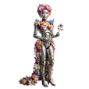 Floral Cyborg Queen