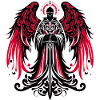 Engelskrieger, Tempelritter, Rote Wings, Goth