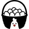 Eierkorb Huhn Icon