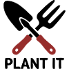 Gartenwerkzeug Plant It Logo