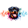 Rottweiler Heart Line