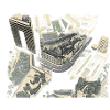 Luftige Stadtarchitektur im Looplayout