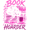 Book Hoarder Cat – Pink Book Love