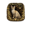 Devon Rex Mom in Gold Frame