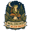 Waldkind mit WLAN-Pause