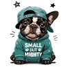 Petit mais puissant bouledogue français