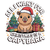 Vœu de Noël capybara