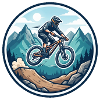 Mountain Adventure MTB Sticker