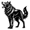 Alaskan Roaring Wolf