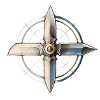 Steampunk Compass Star Design