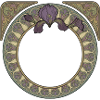 Jugendstil-Iris-Kreis Y