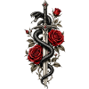Serpent des Roses Épées