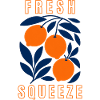 Fresh Citrus Orange Leaf Design