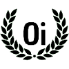 Oi emblem with laurel wreath