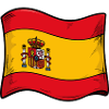 Spanish Flag Cartoon Style