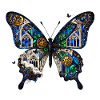 Steampunk Cathedral Butterfly